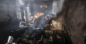 Gazze'de 20 kişinin öldüğü yangın…