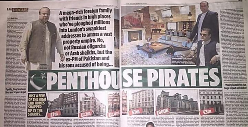 Daily Mail gazetesi, Pakistan Başbakanı…