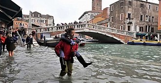 Venedik'in dörtte üçü sular altında