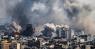 İsrail'den Gazze'ye yoğun bombardıman