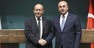 Çavuşoğlu Fransa Dışişleri Bakanı'yla…