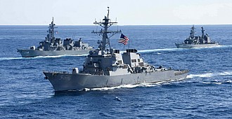 ABD donanması Çin Denizi'ne girdi!..