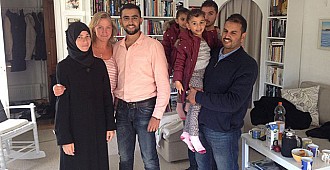 Suriyeli aileye yardım eden çifte para…