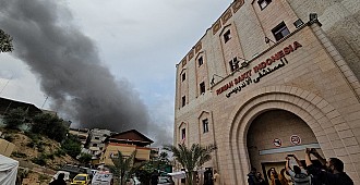 Gazze'de Endonezya Hastanesi'ne…