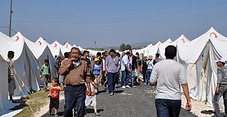 Suriyelilere çadırkenten çıkmak yasak