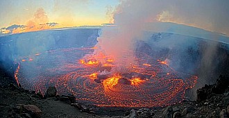 Kilauea Yanardağı yeniden canlandı: Kırmızı…