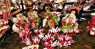 Meksika'nın geleneksel Turp Festivali