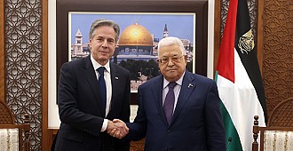 Blinken, Filistin Devlet Başkanı Abbas…
