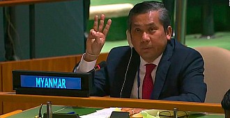 Darbe karşıtı 2 Myanmarlı BM elçiliğine…