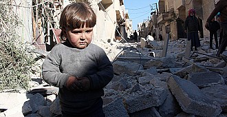 Halep'te çocuklara günde 1 öğün…
