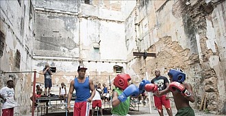 Kübalı çocukların boks tutkusu