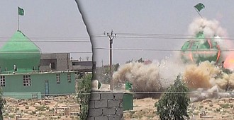 IŞİD cami ve türbeleri bombaladı!..