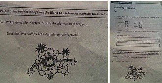 İskoç okuldan 'Terörist Filistinliler'…