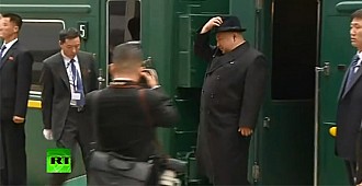 Kuzey Kore Lideri Kim Rusya'da