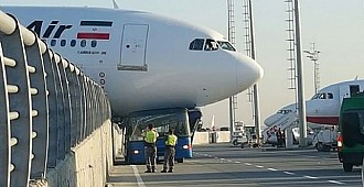 Atatürk Havalimanı'nda İran uçağı…