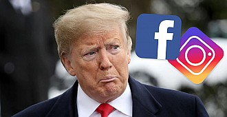 Trump'ın Facebook ve Instagram hesapları…