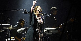 Adele, konser esnasında korumayı azarladı