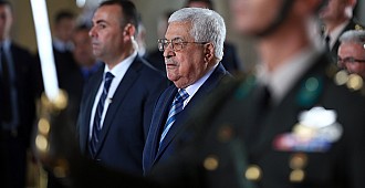Filistin Devlet Başkanı Abbas Ankara'da