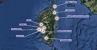 Korsika Adası'nda çok sayıda patlama…