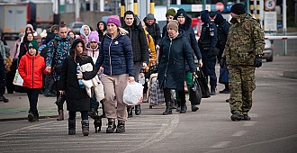 Polonya'ya giren Ukraynalı mülteci…