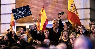 Katalanlara af girişimine karşı eylem