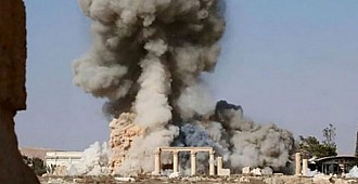 IŞİD güzelim tapınağı böyle yıktı