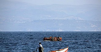 Ege'de göçmen teknesi alabora oldu,…