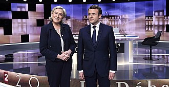 Macron ve Le Pen canlı yayında karşı…