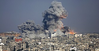 İsrail, Gazze'deki sivillere bomba…
