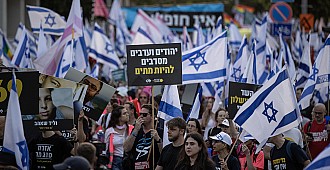 İsraililer, protestoların 18. haftasında…