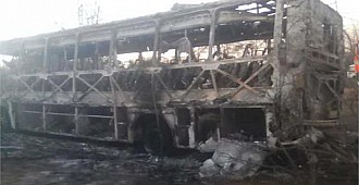 Otobüs patladı, 42 kişi öldü...